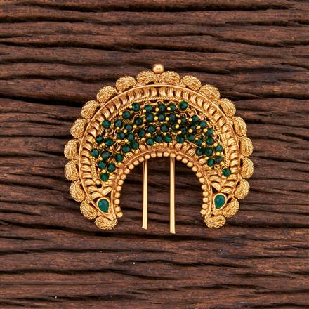 Antique Classic Hair Brooch With Gold Plating