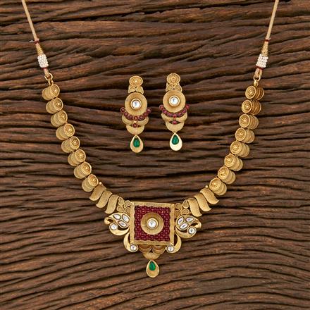 Antique Classic Necklace With Gold Plating