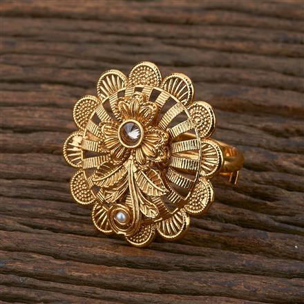 Antique Classic Ring With Gold Plating