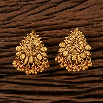 Antique Plain Earring With Gold Plating