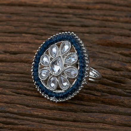 Antique Classic Ring With Rhodium Plating
