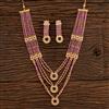 Antique Long Necklace With Gold Plating