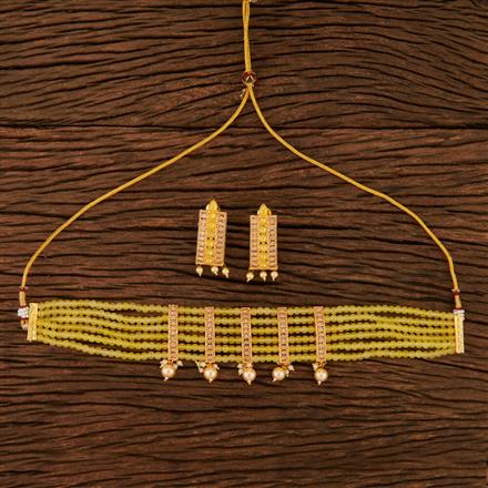 Antique Choker Necklace with gold plating