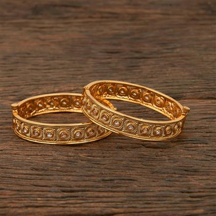 Antique Openable Bangles With Gold Plating