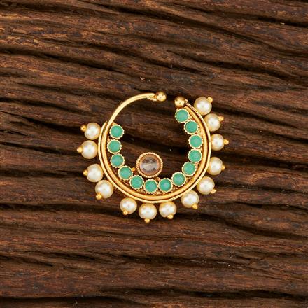 Antique Pressing Nose ring with gold plating