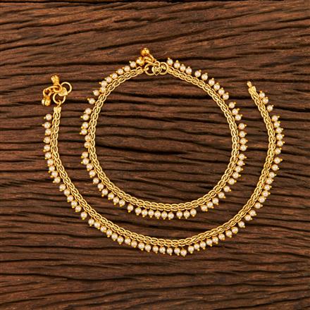 Antique Delicate Payal with gold plating
