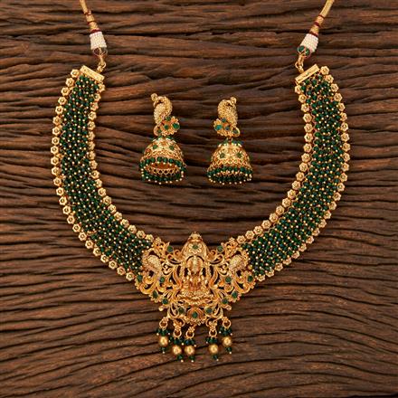 Antique South Indian Necklace With Gold Plating
