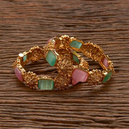 Antique Openable Bangles With Gold Plating