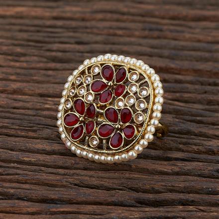 Antique Classic Ring With Mehndi Plating