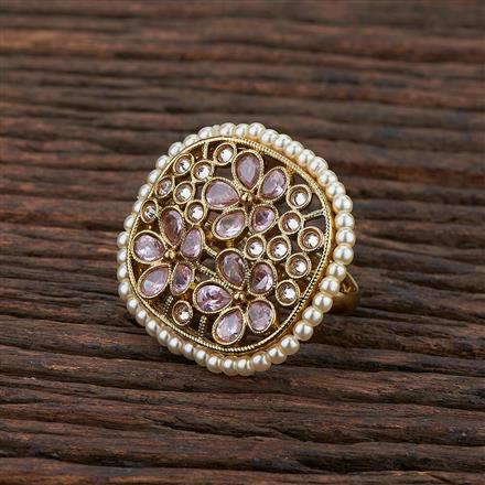 Antique Classic Ring With Mehndi Plating