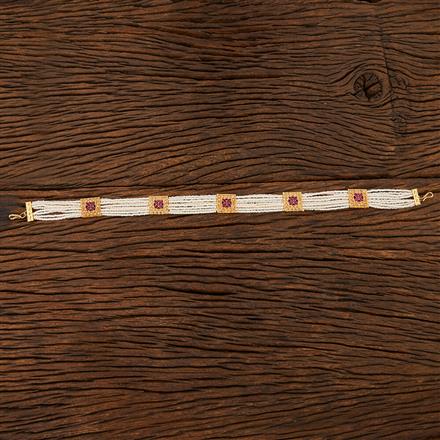 Antique Pearl Shishful With Gold Plating