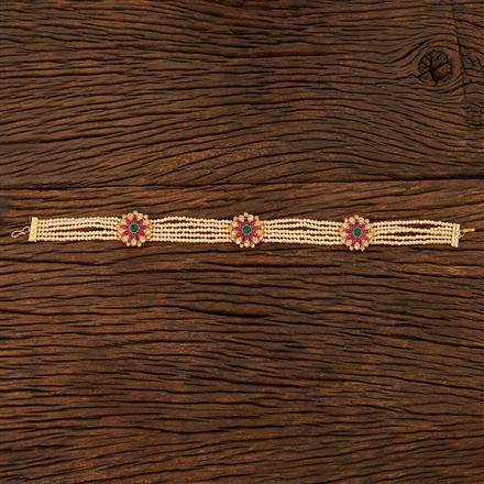 Antique Pearl Shishful With Gold Plating