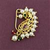 Antique Pearl Nose Ring with Gold Plating