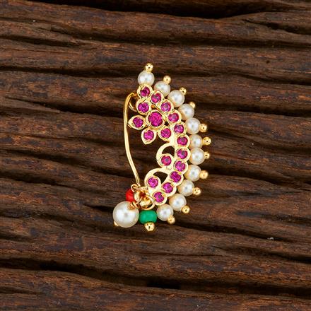 Antique Maharashtrian Nath With Gold Plating