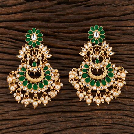 Antique Chand Earring With Gold Plating