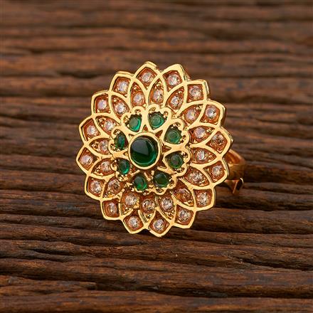 Antique Delicate Ring With Gold Plating