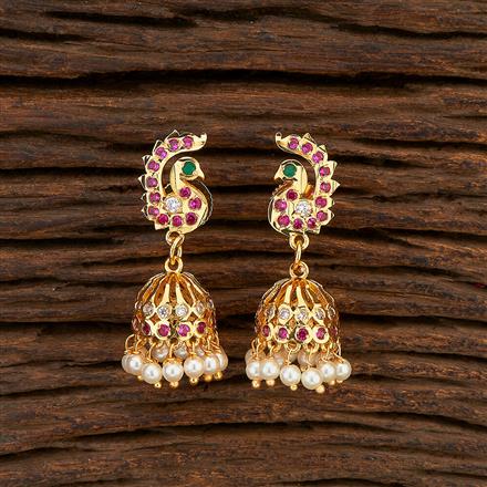 Antique Jhumki With Gold Plating