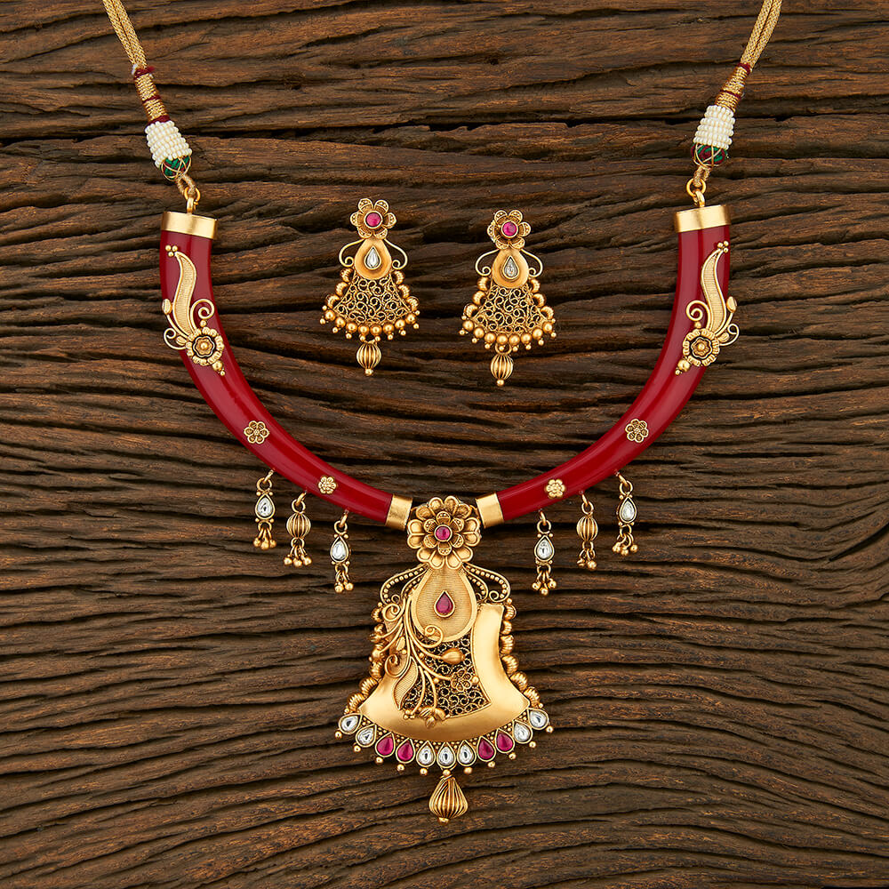 210961 Antique Designer Necklace 