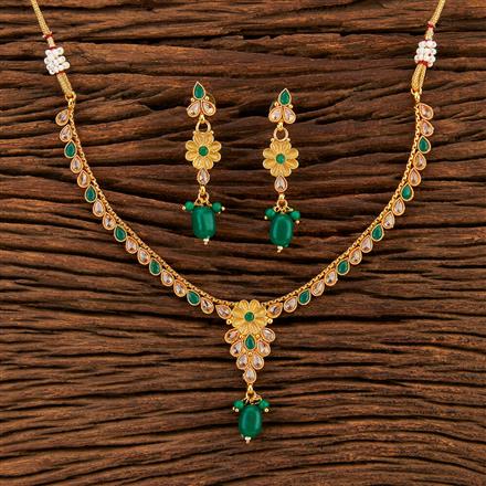 Antique Delicate Necklace With Gold Plating