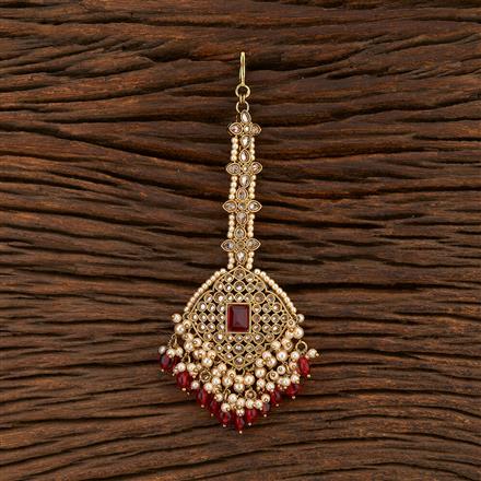 Antique Classic Tikka With Mehndi Plating
