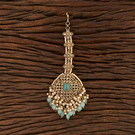 Antique Classic Tikka With Mehndi Plating