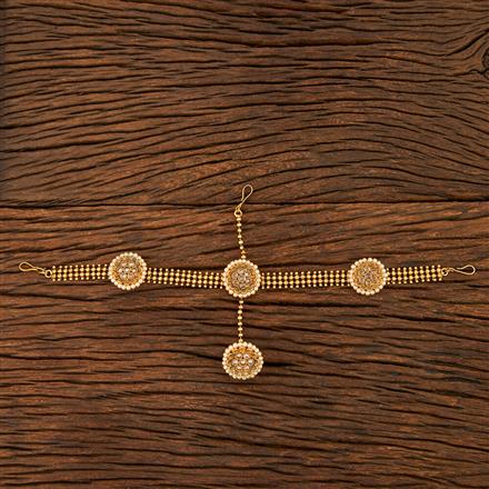 Antique Tikka Shishful With Gold Plating