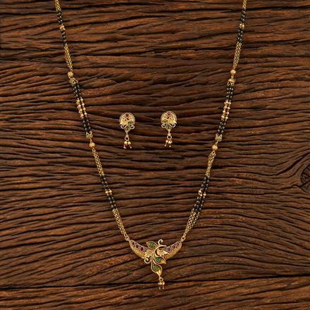 Antique Classic Mangalsutra With Gold Plating