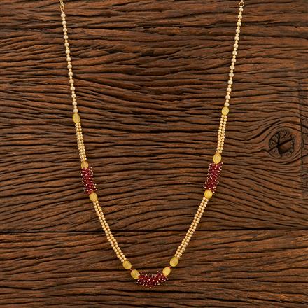 Antique Moti Necklace With Gold Plating