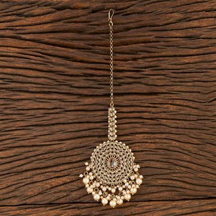 Antique Classic Tikka With Mehndi Plating