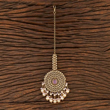 Antique Classic Tikka With Mehndi Plating