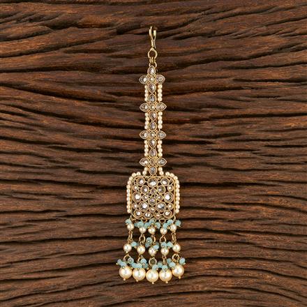 Antique Delicate Tikka With Mehndi Plating