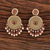 Antique Moti Earring With Mehndi Plating