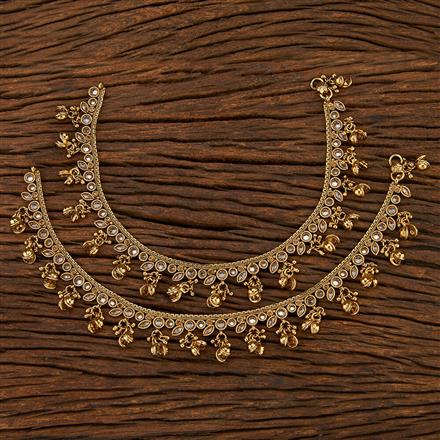 Antique Ghungru Payal With Mehndi Plating