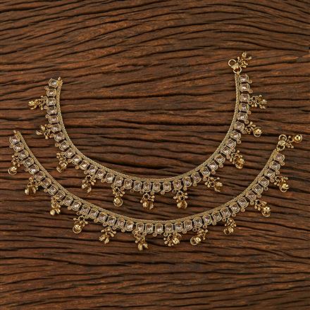 Antique Ghungru Payal With Mehndi Plating