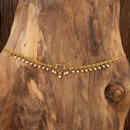 Antique South Indian Belt With Matte Gold Plating