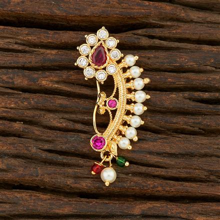 Antique Delicate Nose Ring With Gold Plating