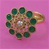 Antique Adjustable Ring with Gold Plating