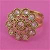 Antique Adjustable Ring with Gold Plating