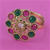 Antique Adjustable Ring with Gold Plating
