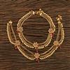 Antique Moti Payal With Gold Plating