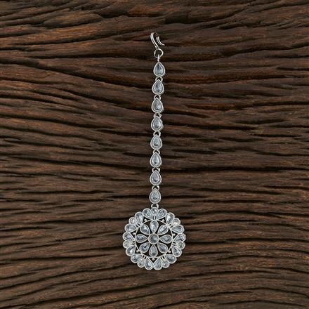 Antique Delicate Tikka With Rhodium Plating