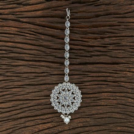 Antique Delicate Tikka With Rhodium Plating