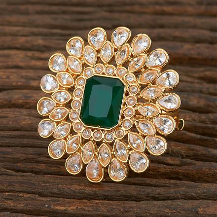 Antique Adjustable Ring With Gold Plating