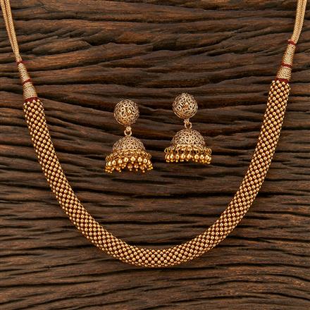 Antique Thushi Necklace With Gold Plating