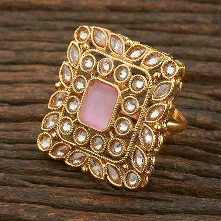 Antique Adjustable Ring With Gold Plating