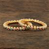 Antique Moti Bangles With Gold Plating