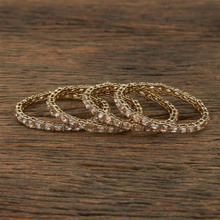 Antique Delicate Bangles With Mehndi Plating