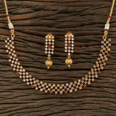 Antique Delicate Necklace With Gold Plating