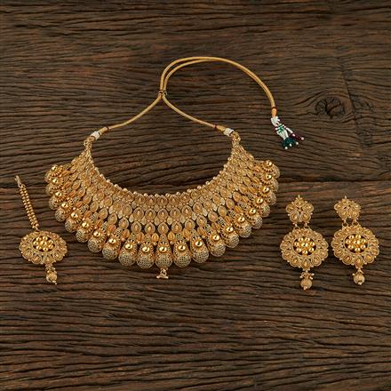 Antique Mukut With Gold Plating