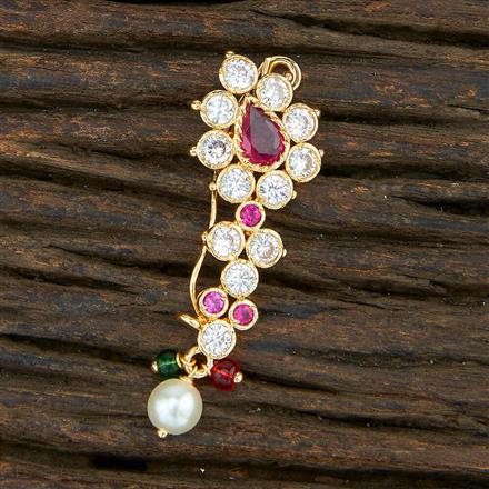 Antique Pressing Nose Ring With Gold Plating
